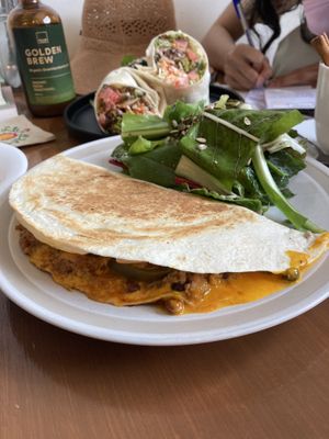 Quesadilla   at And 유 (Yu) Cafe in Jeju