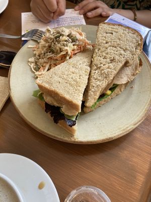 Ham sandwich   at And 유 (Yu) Cafe in Jeju