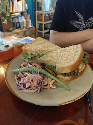 "Ham" sandwich at And 유 (Yu) Cafe in Jeju
