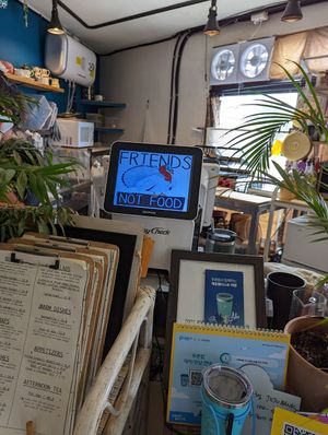 So good atmosphere at And 유 (Yu) Cafe in Jeju