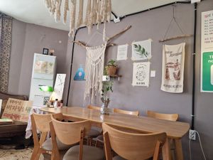 Inside at And 유 (Yu) Cafe in Jeju
