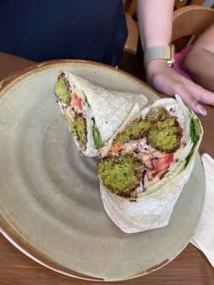 Falafel wrap   at And 유 (Yu) Cafe in Jeju