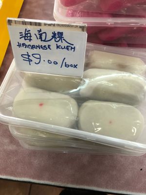 Hainanese Kueh (vegan friendly) at Kueh and Snacks in Central Singapore
