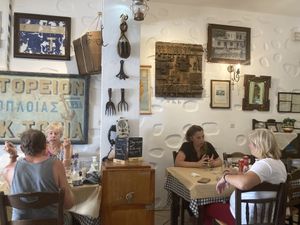 Inside at Maro Tavern in Naxos