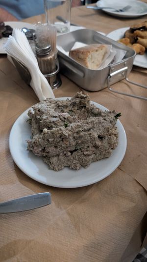 Eggplant dip/salad at Maro Tavern in Naxos