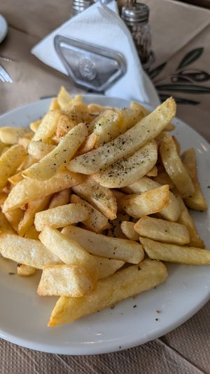 "naxian fried potatoes" at Maro Tavern in Naxos