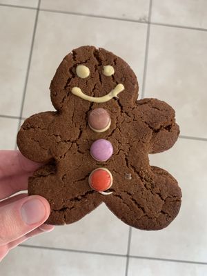 Vegan Gingerbread Man! at Charlie's Raw Squeeze in Morningside