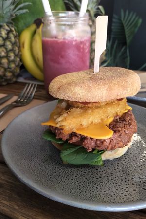 Moofin with the lot! at Charlie's Raw Squeeze in Morningside