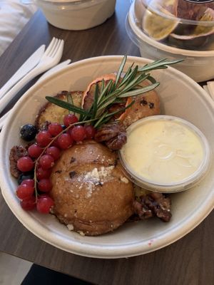 French toast with gluten free bread at That's Toast in Bruges