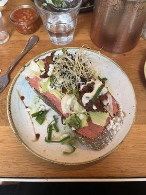 miss jackfruit   at That's Toast in Bruges