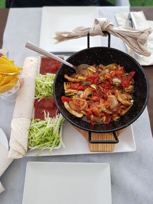 Fajitas at Fuxion in Benidorm