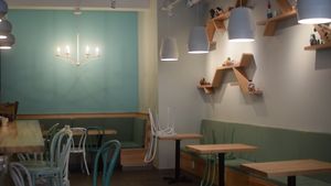 interior March 2021, no dine in allowed at Pinoyshki in Seattle