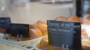 shepherd's pie piroshki at Pinoyshki in Seattle