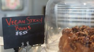 sticky buns! at Pinoyshki in Seattle