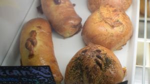 Seattle dog and beyond meat and cheese piroshkis at Pinoyshki in Seattle