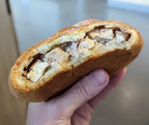 Tofu mushroom sigsig piroshky at Pinoyshki in Seattle