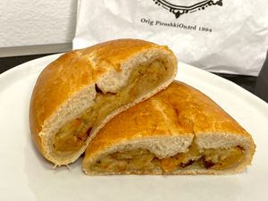 holiday dinner (plated at home) at Pinoyshki in Seattle