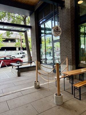 Outdoor Seating   at Pinoyshki in Seattle