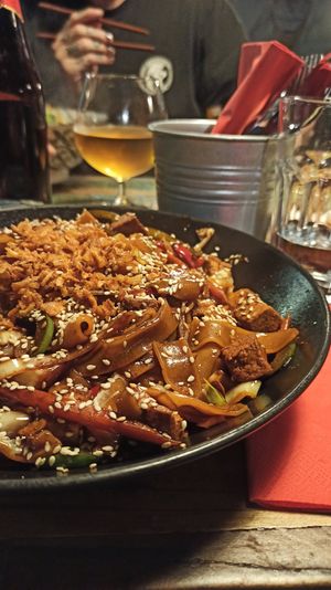 Noodles with tofu at Ngon in Maribor