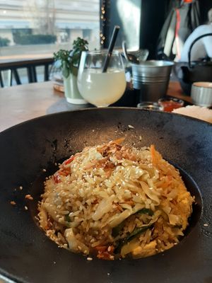 Vegan fried rice at Ngon in Maribor