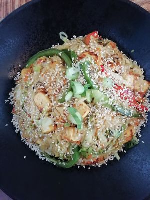 tofu fried rice at Ngon in Maribor