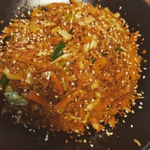 Stir fry with rice at Ngon in Maribor