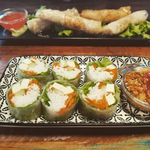 Summer roll with tofu at Ngon in Maribor