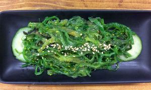 Seaweed salad (small plate special) at Mr Tanaka's in Hertford