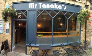 Located down a small walkway, note there is some but not much outside seating. at Mr Tanaka's in Hertford