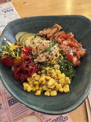 Japón: Hiyashicuuka (poke de fideos udon) at La Tia Carlota in Madrid