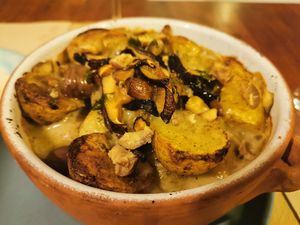 Potatoes alla piemontese at La Tia Carlota in Madrid