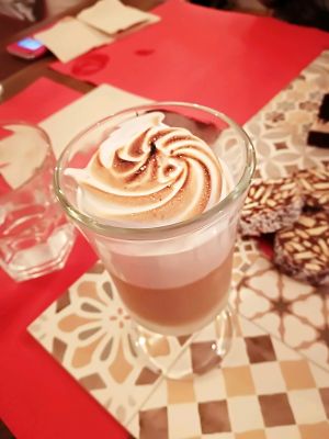 Suspiro limeño at La Tia Carlota in Madrid