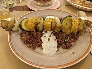 brochette at La Tia Carlota in Madrid