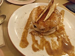 mushroom foie mille-feuille at La Tia Carlota in Madrid