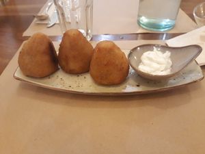 Arancini at La Tia Carlota in Madrid