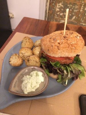 Beyond Burger at La Tia Carlota in Madrid