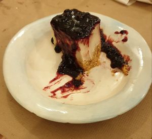 Tarta de queso at La Tia Carlota in Madrid