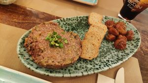 Steak tartar at La Tia Carlota in Madrid
