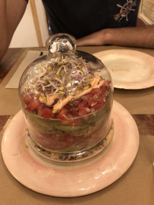 Tartar de mar at La Tia Carlota in Madrid