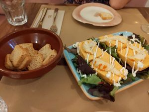 Pastel de Cabracho at La Tia Carlota in Madrid