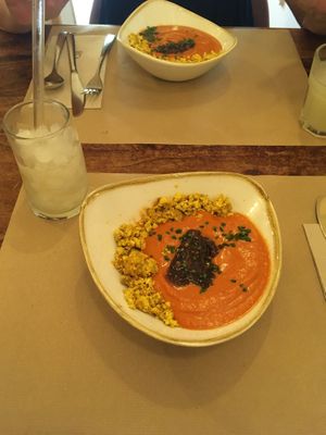 Salmorejo at La Tia Carlota in Madrid