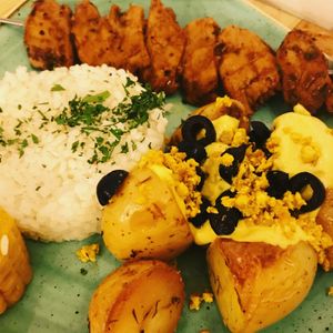 Peru kebab  at La Tia Carlota in Madrid