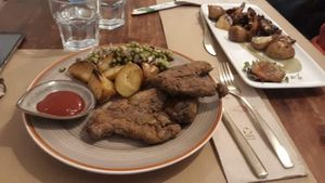 Fish and chips at La Tia Carlota in Madrid