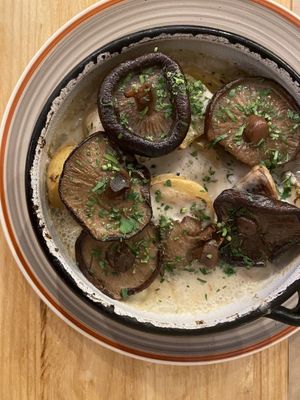 Patatas piamonte  at La Tia Carlota in Madrid