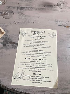 . at Francesco's Osteria in Torrensville