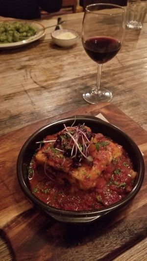 Lasagna at Francesco's Osteria in Torrensville