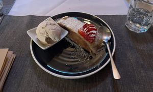 Apple strudel   at Francesco's Osteria in Torrensville