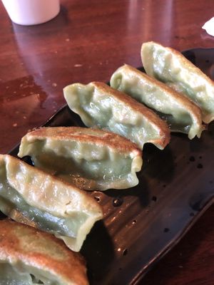 Vegetarian gyoza (vegan) at Tokyo-ya Ramen in Federal Way