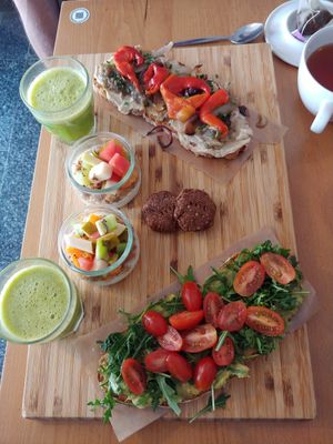 Breakfast for 2 - you can choose any vegan toast at Lille Brunch & Lunch in Tenerife