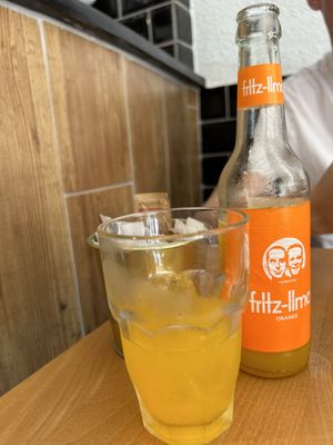 Fritz-limo orange   at Lille Brunch & Lunch in Tenerife
